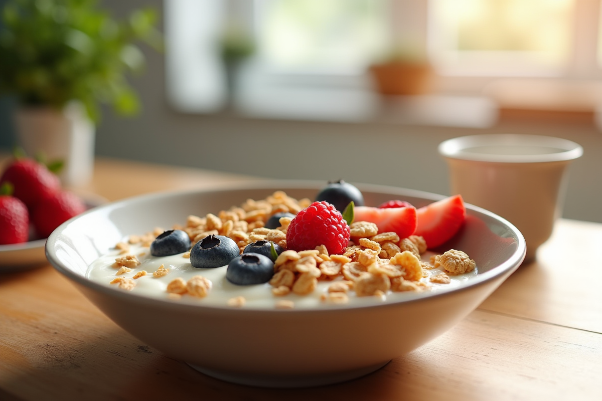 petit-déjeuner sain